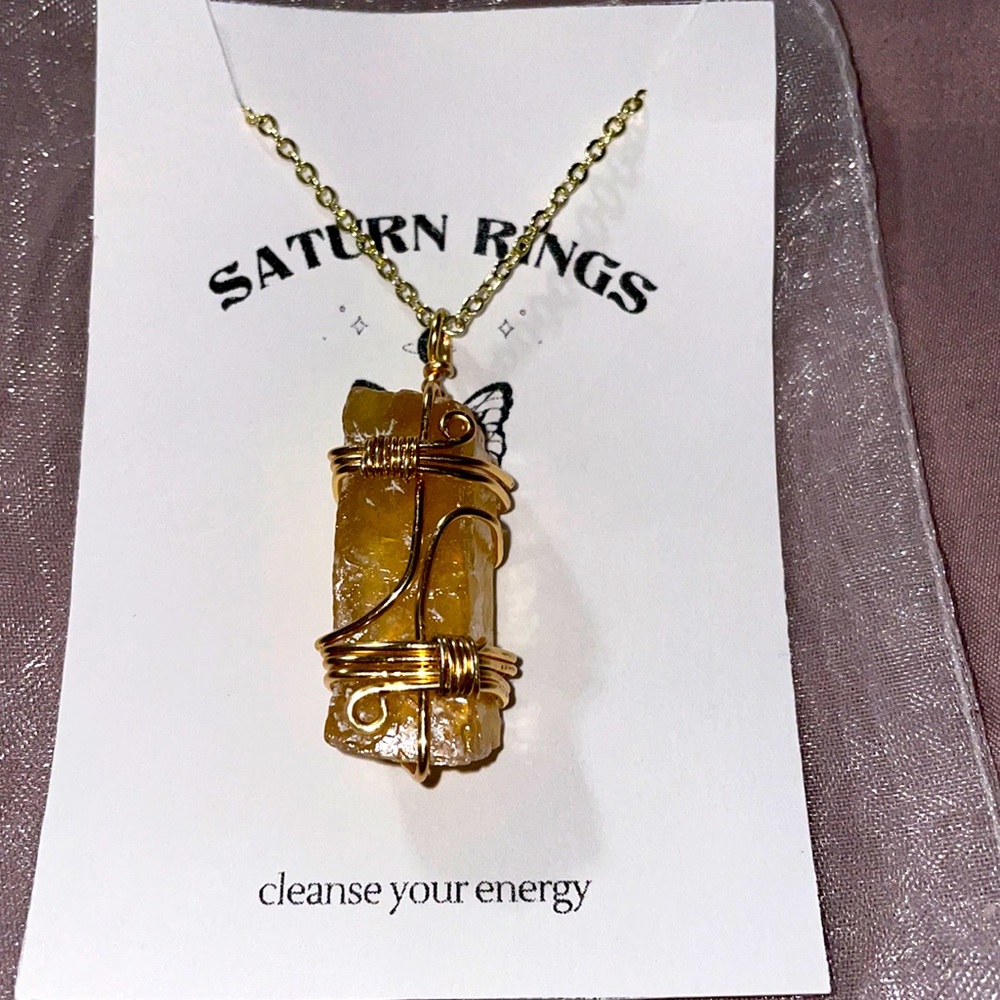 Yellow Calcite stone